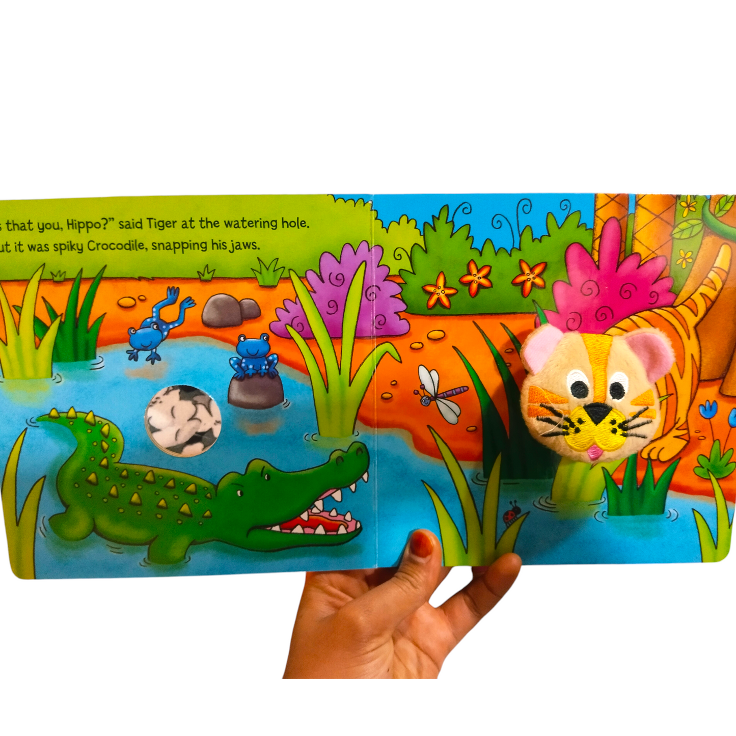 Tiger finger puppet board book π