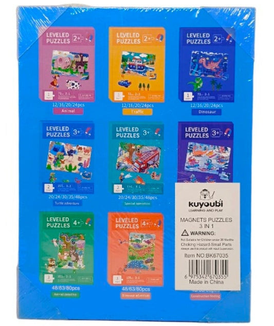 157 Pcs Big Magnetic Leveled Puzzle