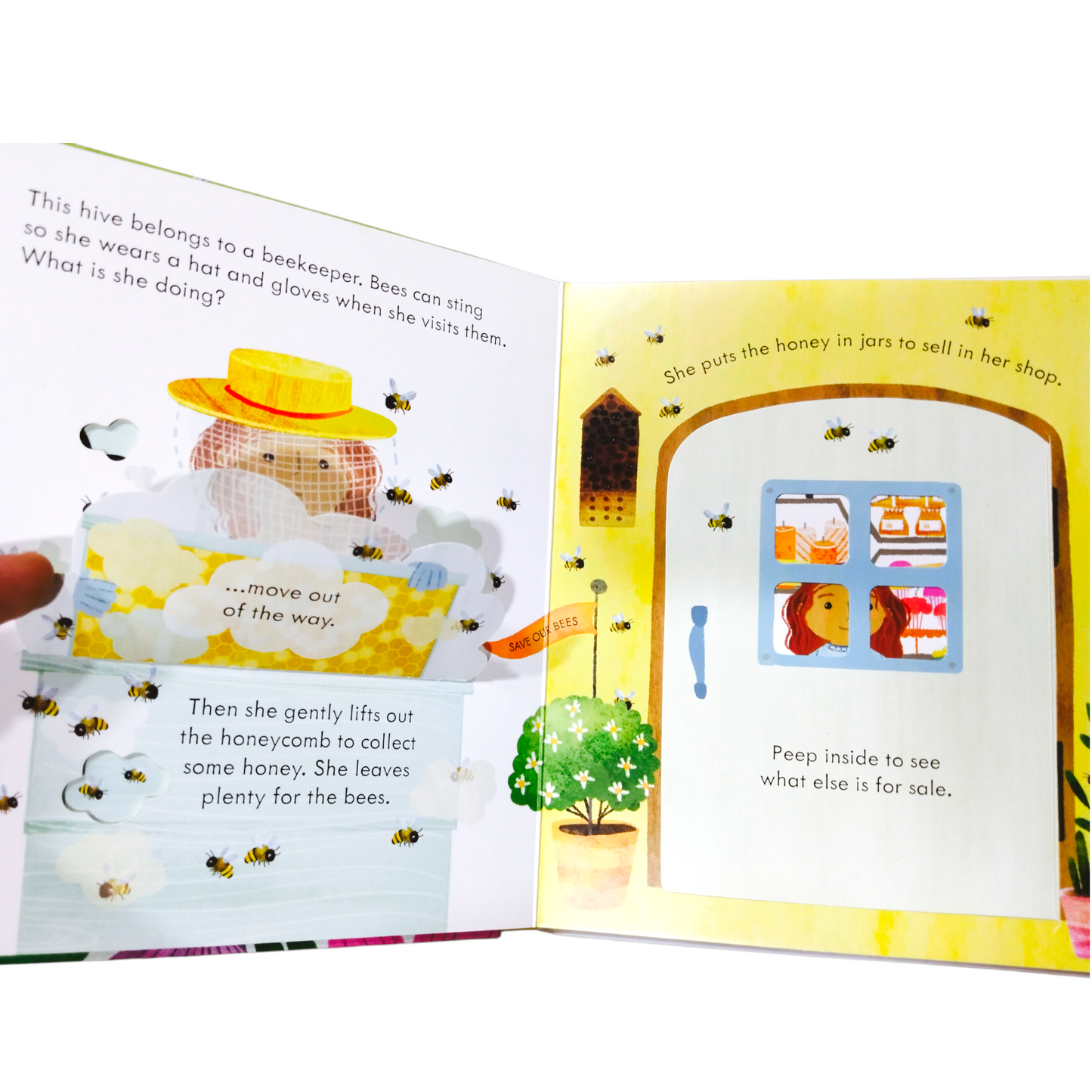 π Peep Inside: A Beehive β Usborne