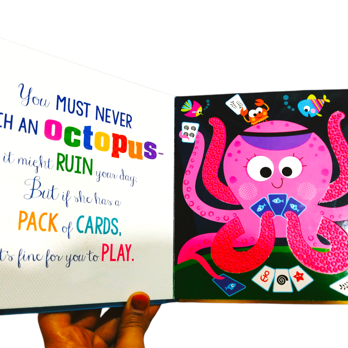 Never Touch a Shark!
(Touch & Feel Board Book)