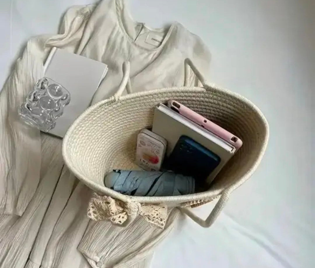 Elegant Handwoven Jute Tote ποΈ bag