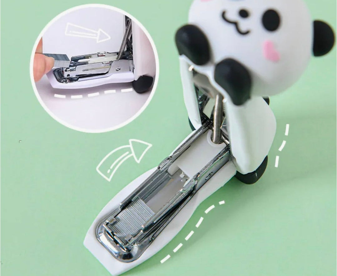 πΌπ Cute Cartoon Mini Stapler (Panda & Space Theme)