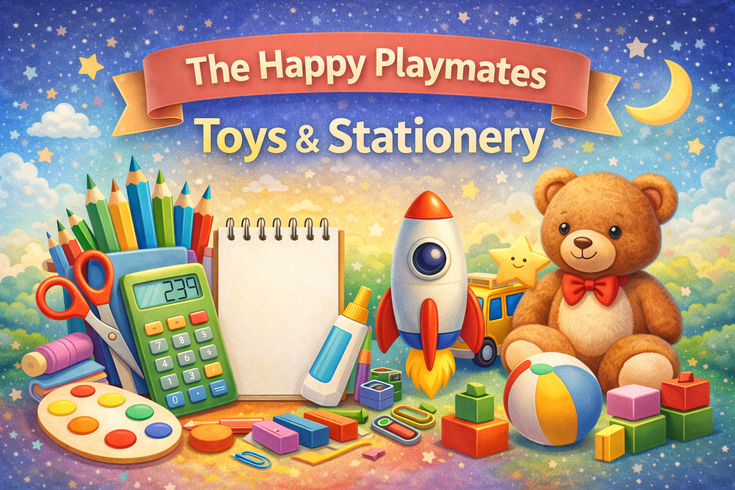 Toys 🧸 and stationary