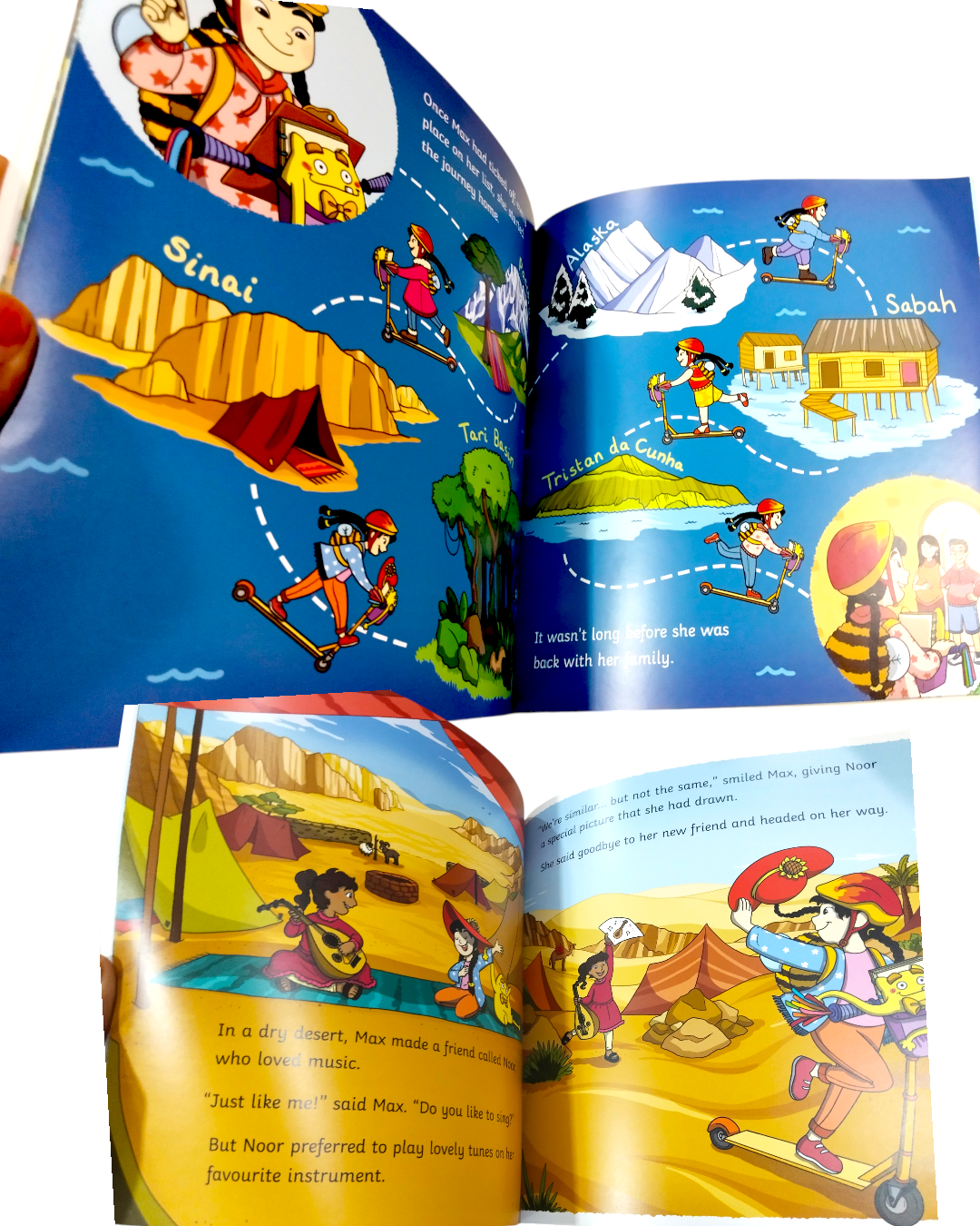 🌍 Around the World with Max and Lemon
