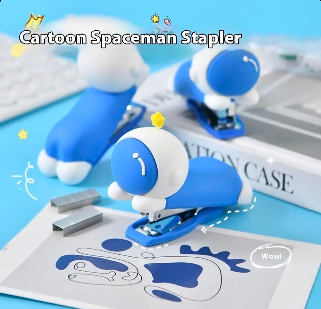 🐼🚀 Cute Cartoon Mini Stapler (Panda & Space Theme)
