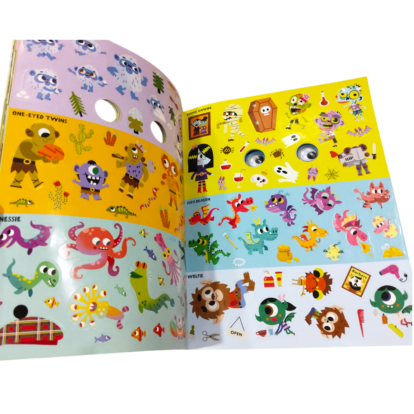 First Sticker Story Fun: MONSTERS (Campbell)