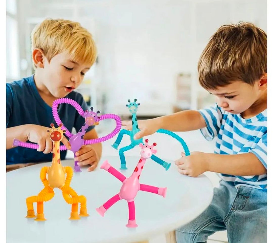 🦒 Funny Stretchable Giraffe suction Toy