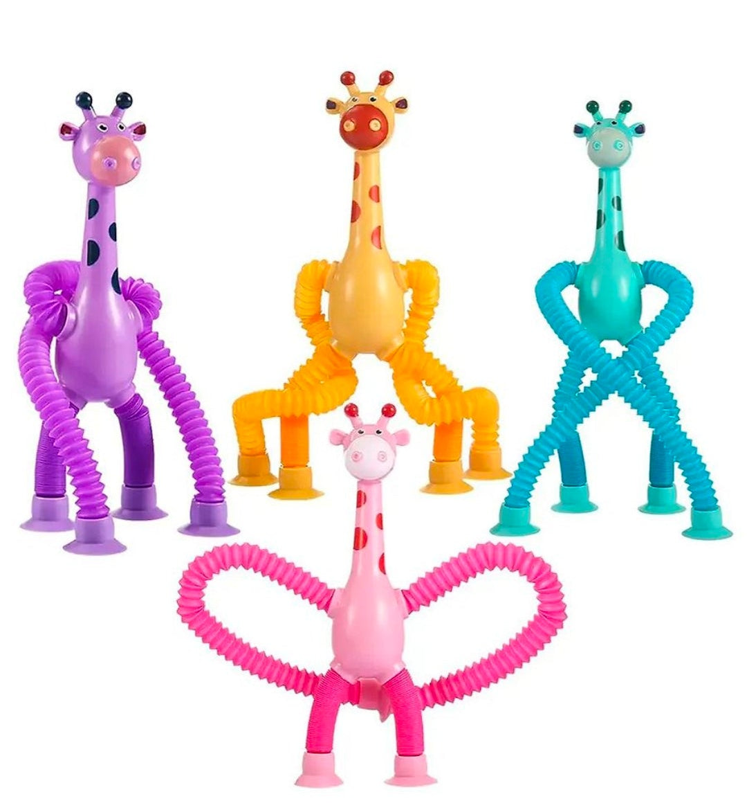 🦒 Funny Stretchable Giraffe suction Toy