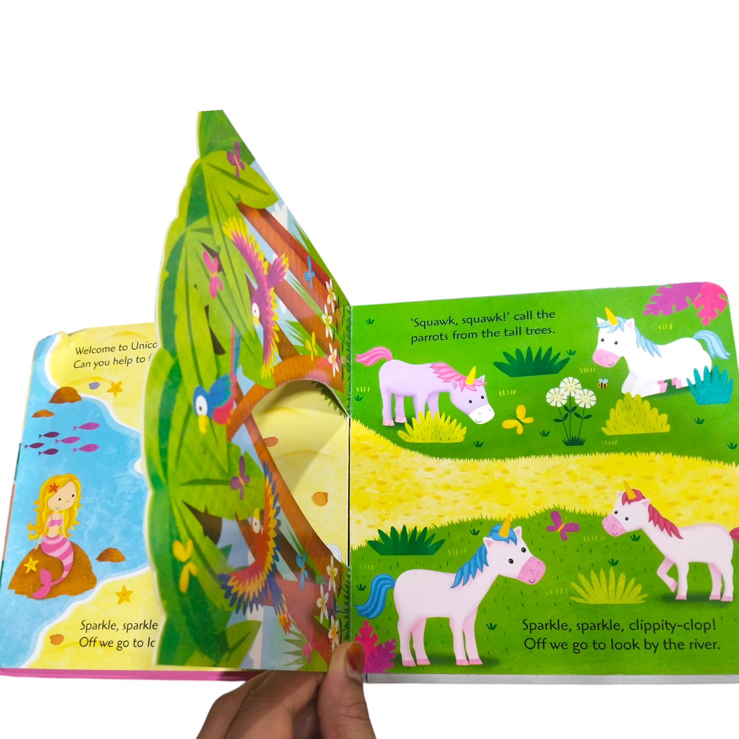 🦄 Unicorn Dance! Push and play book 📚