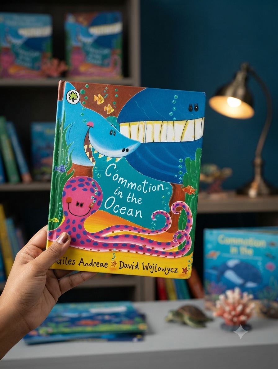 Commotion in the Ocean by Giles Andreae(Board book)