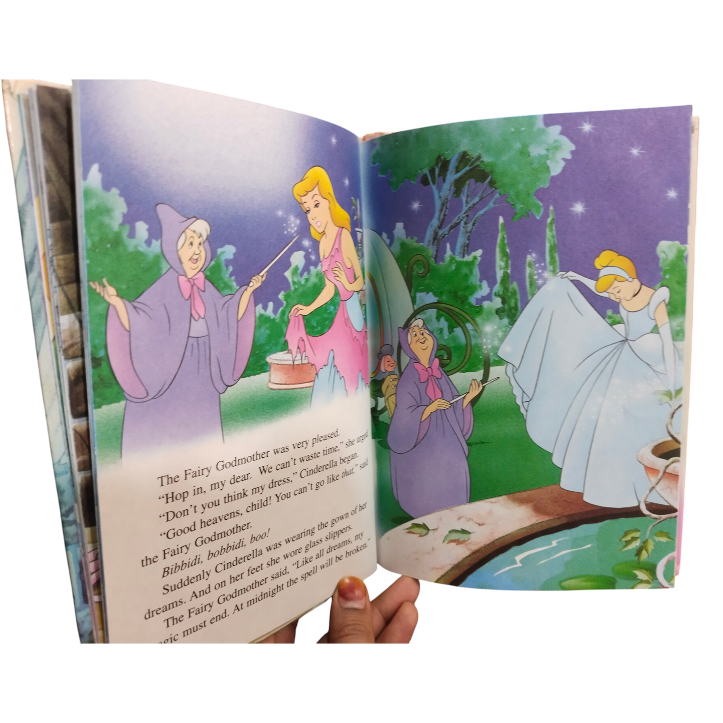 Disney Cindrella Hardcover book