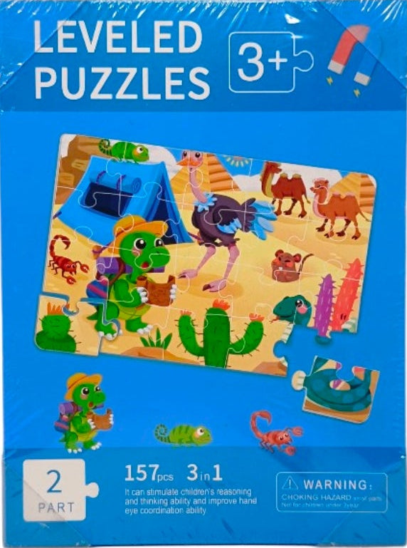 157 Pcs Big Magnetic Leveled Puzzle