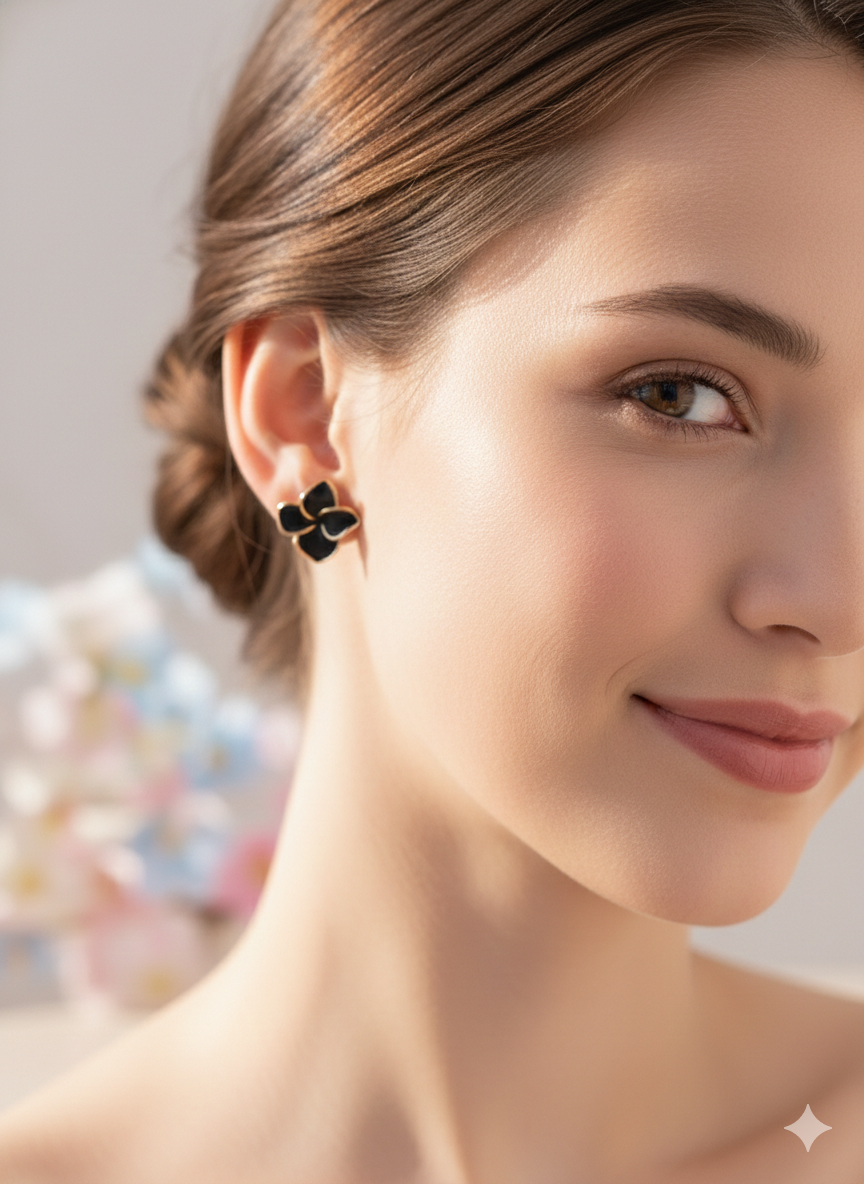 Floral Stud Earrings