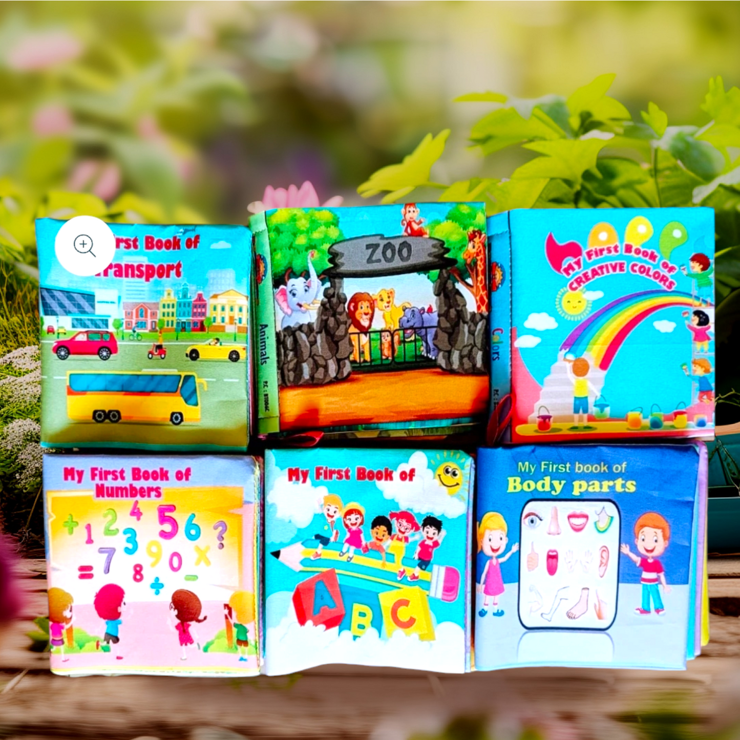 Cloth Books: Early Learning Set (6 Books)