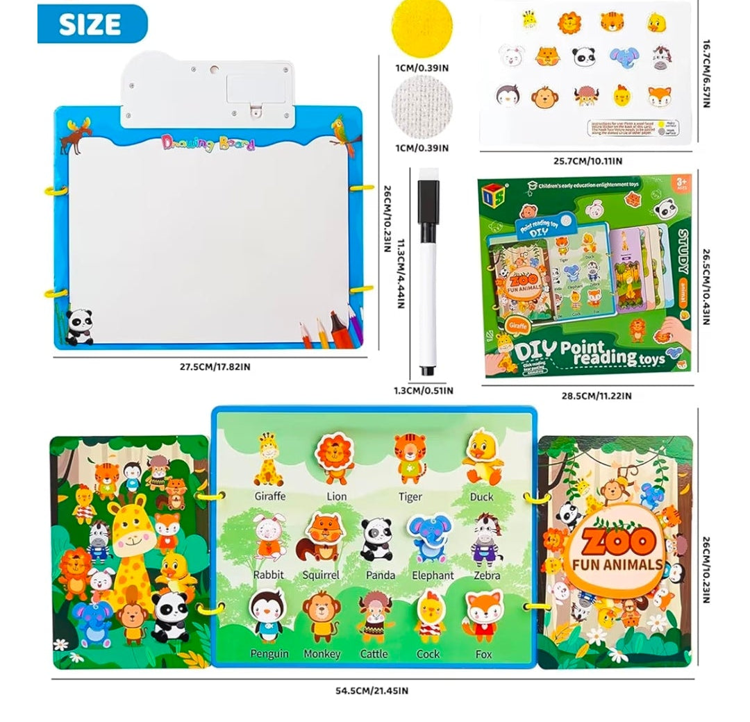 DIY point reading toy