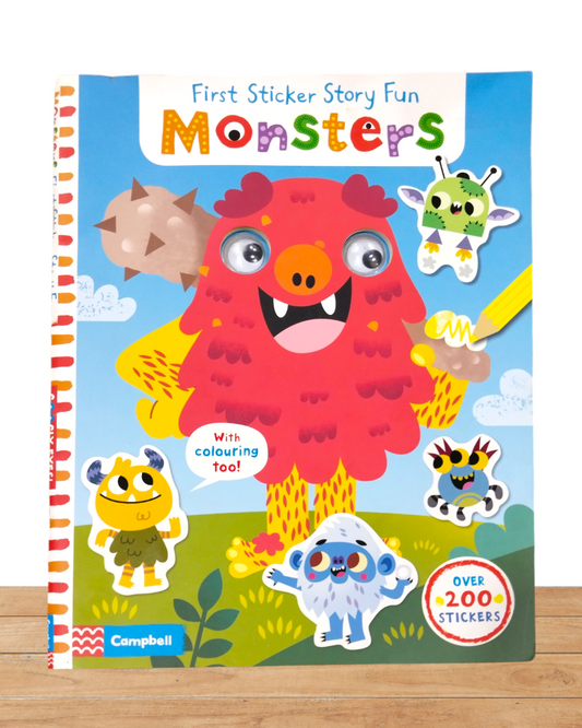 First Sticker Story Fun: MONSTERS (Campbell)