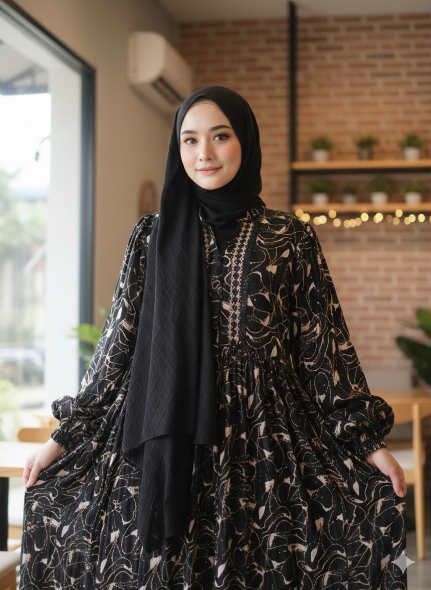 Turkish Maxi Dress – Elegant Modest Wear